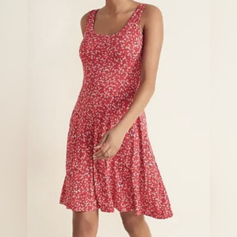 Old Navy Floral Fit and Flare Tank Dress M